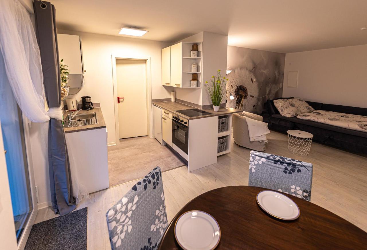 Ferienwohnung Einraum Apartment Pusteblume Eilenburg Bagian luar foto